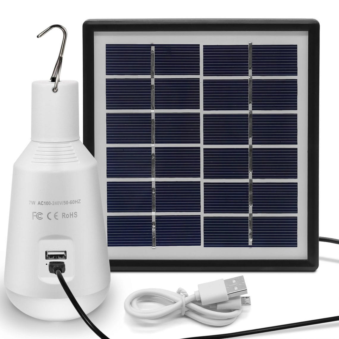 Générateur Solaire Éclairage Système Domestique Kit 12 V 10 W avec Panneau Solaire USB Lampes