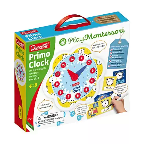 Montessori-Première Horloge, Apprendre l'heure