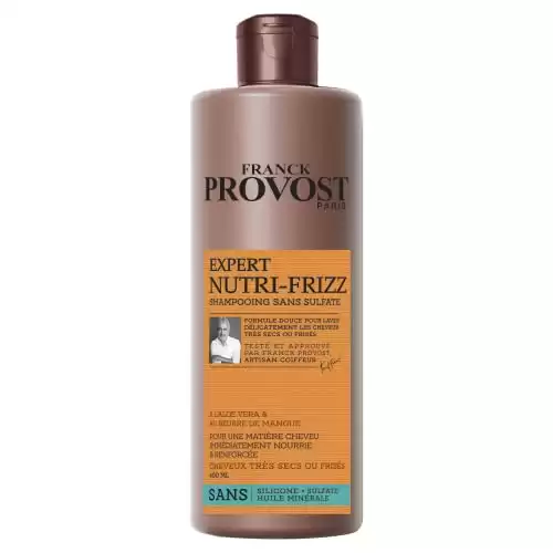 EXPERT NUTRI-FRIZZ Shampoing professionnel sans sulfate pour cheveux secs ou frisés