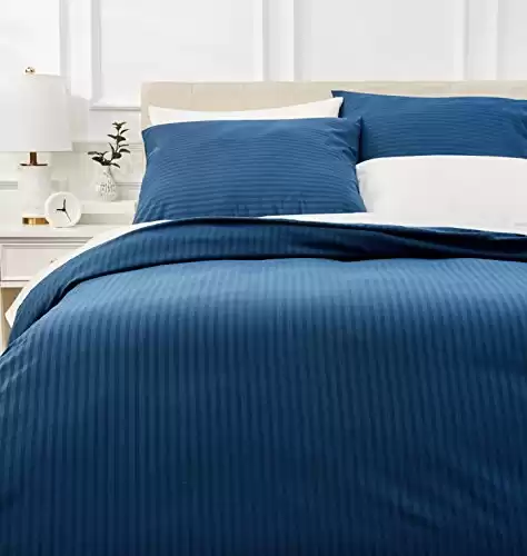 Amazon Basics 3 pièces Parure de lit avec housse de couette