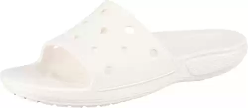 Crocs Classic Slide, Sandales Bout Ouvert Mixte, White, 38/39 EU