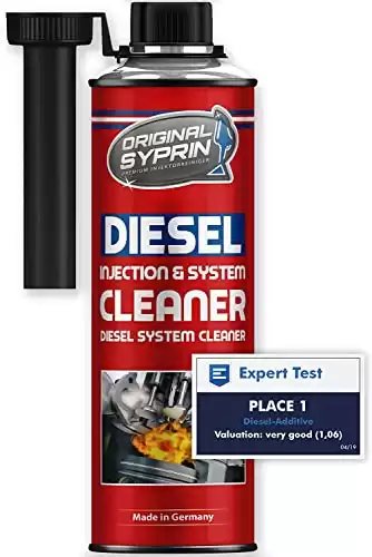 Nettoyant diesel Syprin original pour la performance des systèmes diesel, rinçage et nettoyage des injecteurs, buses d'injection 500 ml