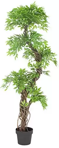 Luxury Artificiel Japonaise Fruticosa Arbre, Grand Élégant Replica / Faux Plantes d'intérieur - 5 pi 4 po /165cm de hauteur. Parfait pour la maison ou le bureau