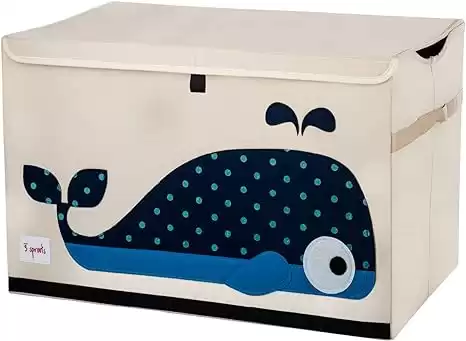 3 Sprouts - Coffre à jouets pour enfants - Coffre de rangement pour la chambre des garçons et des filles, Baleine: Amazon.fr: Bébés & Puériculture