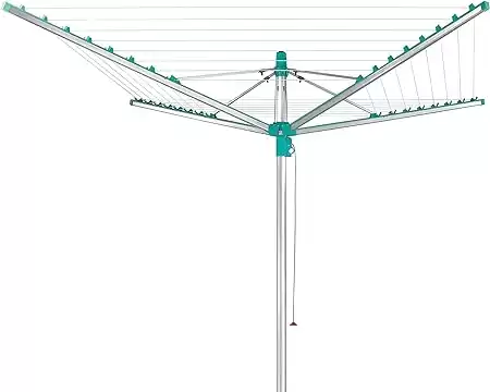 parapluie Linomatic 500 Easy, étendoir à linge 50 m avec sytème Easy-Lift
